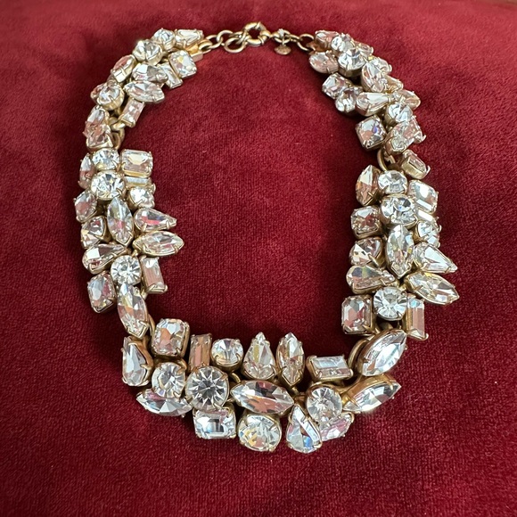 J. Crew Jewelry - J. Crew Gold and Crystal Statement Necklace
